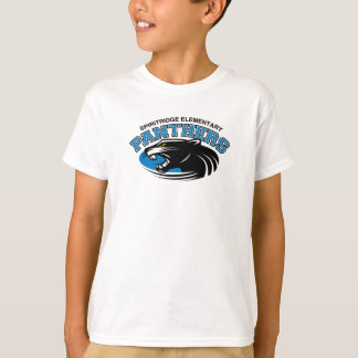 Klassiek Kinder T-shirt van Panther (Wit)