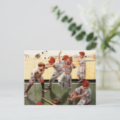 Klassiek Kinderhonkbal Briefkaart (Staand voorkant)