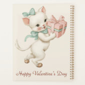 Klassiek Kitten Cadeau Valentijnsdag Planner (Achterkant)