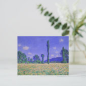 Klassiek klaprozenveld van Claude Monet Briefkaart (Staand voorkant)