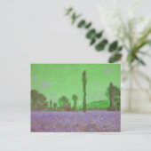 Klassiek klaprozenveld van Claude Monet Briefkaart (Staand voorkant)