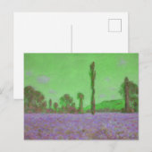 Klassiek klaprozenveld van Claude Monet Briefkaart (Voorkant / Achterkant)