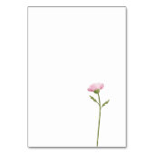 Klassiek kleurrijk bloemengroen kaart (Achterkant)