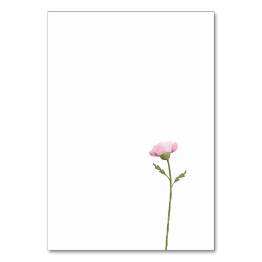 Klassiek kleurrijk bloemengroen kaart (Achterkant)