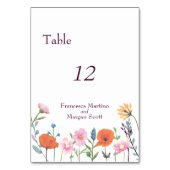 Klassiek kleurrijk bloemengroen kaart (Voorkant)