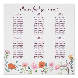 Klassiek kleurrijk bloemengroen perfect poster