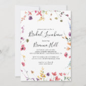 Klassiek kleurrijk Bridal Luncheon Vrijgezellenfee Kaart (Voorkant)