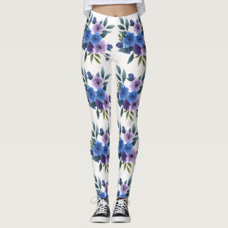 Klassiek Kleurrijk, Crazy, Trendy, Moedig bloemrij Leggings