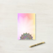 Klassiek Kleurrijk Mandala India Stijl 1 Post-it® Notes (Op bureau)