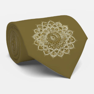 Klassiek Kleurrijk Mandala India Stijl 4 Stropdas