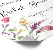 Klassiek kleurrijk Wild Vrijgezellenfeest Welkom Poster (Hoek)