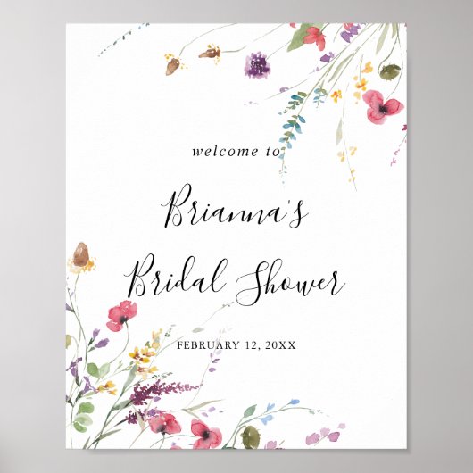 Klassiek kleurrijk Wild Vrijgezellenfeest Welkom Poster (Voorkant)