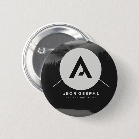 Klassiek knopontwerp ronde button 5,7 cm (Voorkant /achterkant)