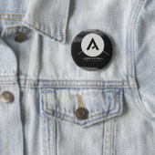 Klassiek knopontwerp ronde button 5,7 cm (In situ)