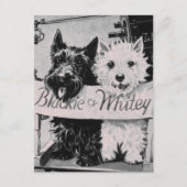 * Klassiek  koekje Roze Briefkaart * (Voorkant)