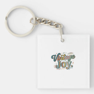 Klassiek Koel Vintage Grafisch T-Shirt Sleutelhanger
