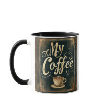Klassiek Koffie Citaat Kunstwerk Design