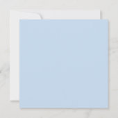 Klassiek konijn blauwe jas eerste verjaardag (Achterkant)