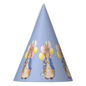 Klassiek konijn blauwe jas feesthoedjes (Links)