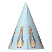 Klassiek konijn blauwe jas feesthoedjes (Achterkant)