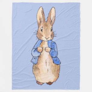 Klassiek konijn blauwe jas fleece deken