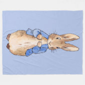 Klassiek konijn blauwe jas fleece deken (Voorkant (Horizontaal))