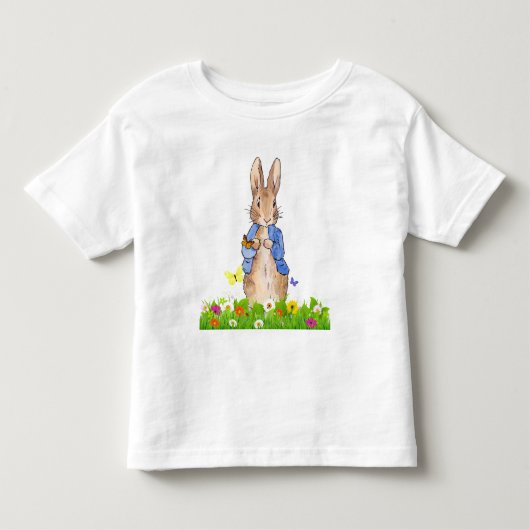 Klassiek konijn blauwe jas kinder shirts (Voorkant)