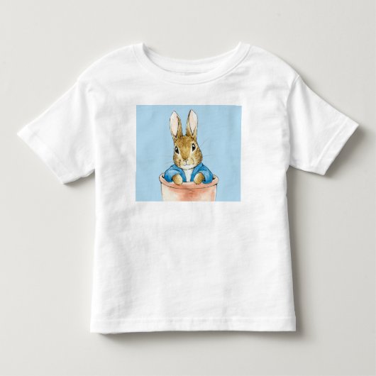 Klassiek konijn blauwe jas kinder shirts (Voorkant)