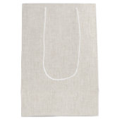 Klassiek konijn in blauwe jas medium cadeauzakje (Achterkant)