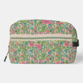 Klassiek kraftpapier kunstwerk Rusticale botanisch Toilettasje (Achterkant)