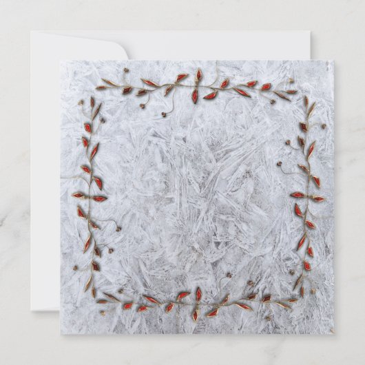 Klassiek Kristal & Edelstenen 15e Huwelijksjubileu Kaart (Achterkant)