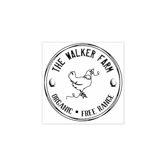  Klassiek Kunst De hen en de eitjes Rubberstempel (Afrduk)