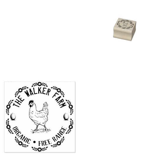  klassiek Kunst Gepersonaliseerde Egg Rubber Stamp Rubberstempel (Gestempeld)