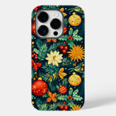 Klassiek Kunstzinnig Kerst Ornament Ontwerp Case-Mate iPhone Case (Achterkant)