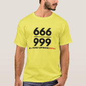 Klassiek kwaad en ondersteboven t-shirt (Voorkant)
