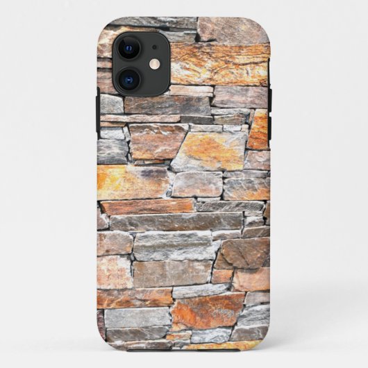 Klassiek land baksteen steen steen patroon Case-Mate iPhone case (Achterkant)