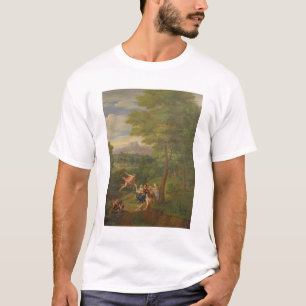 Klassiek landschap met kwik dat de Bi overziet T-shirt