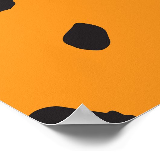 Klassiek laopard-printerpatroon poster (Hoek)