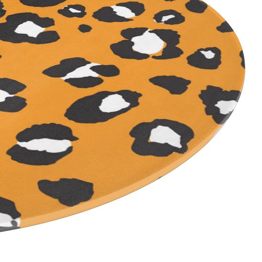 Klassiek laopard-printerpatroon snijplank (Hoek)