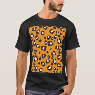Klassiek laopard-printerpatroon t-shirt