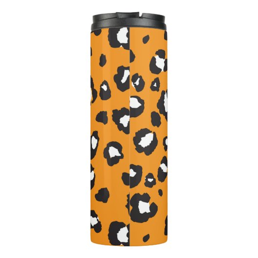 Klassiek laopard-printerpatroon thermosbeker (Achterkant)