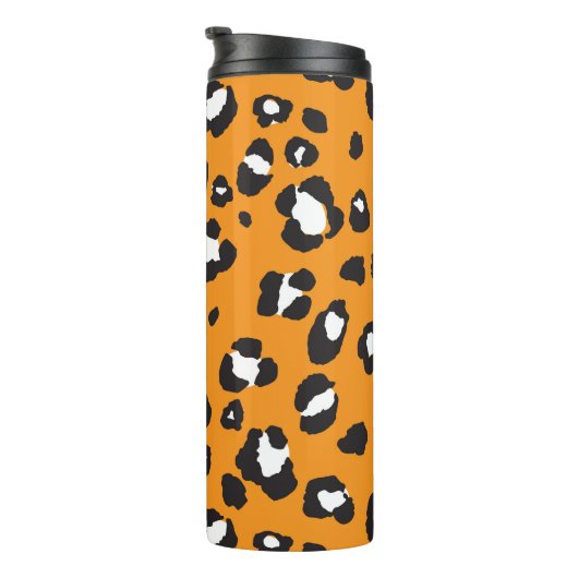 Klassiek laopard-printerpatroon thermosbeker (Geroteerd rechts)