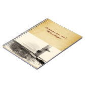 Klassiek  lederen papier Hoesje Notitieboek (Linkerzijde)