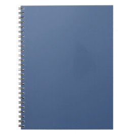 Klassiek leisteenblauw effen kleur minimalistisch notitieboek