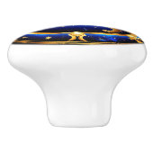 ♌Klassiek Leo-sterrenbeeldsymbool ♌ Keramische Knop (Zijkant)