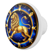 ♌Klassiek Leo-sterrenbeeldsymbool ♌ Keramische Knop (Rechts)