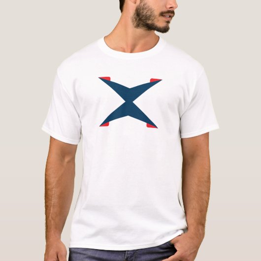 Klassiek Letter X Monogram T-shirt (Voorkant)