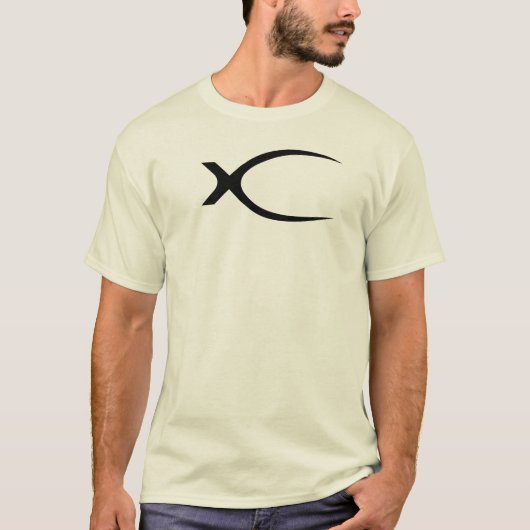 Klassiek letter X monogram T-shirt (Voorkant)