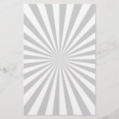 Klassiek licht grijs draaiend wiel briefpapier (Voorkant)