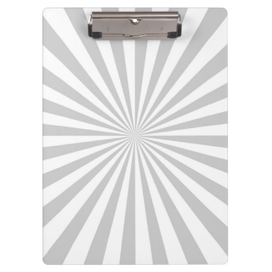 Klassiek licht grijs draaiend wiel klembord (Voorkant)